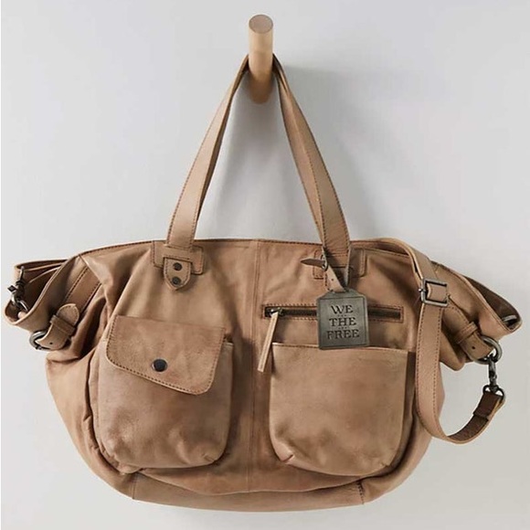 We The Free Jealous Tote In Mushroom - Picture 2 of 8